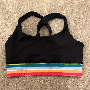 IVL Rainbow Stripe Bra- Size 2